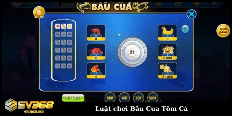 Luật chơi Bầu Cua Tôm Cá